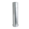 Barrier bollard | Steel tube  273 x 5 mm | stationary | for setting in concrete | hot-dip galvanized | total length: 2000 mm | with welded steel cap